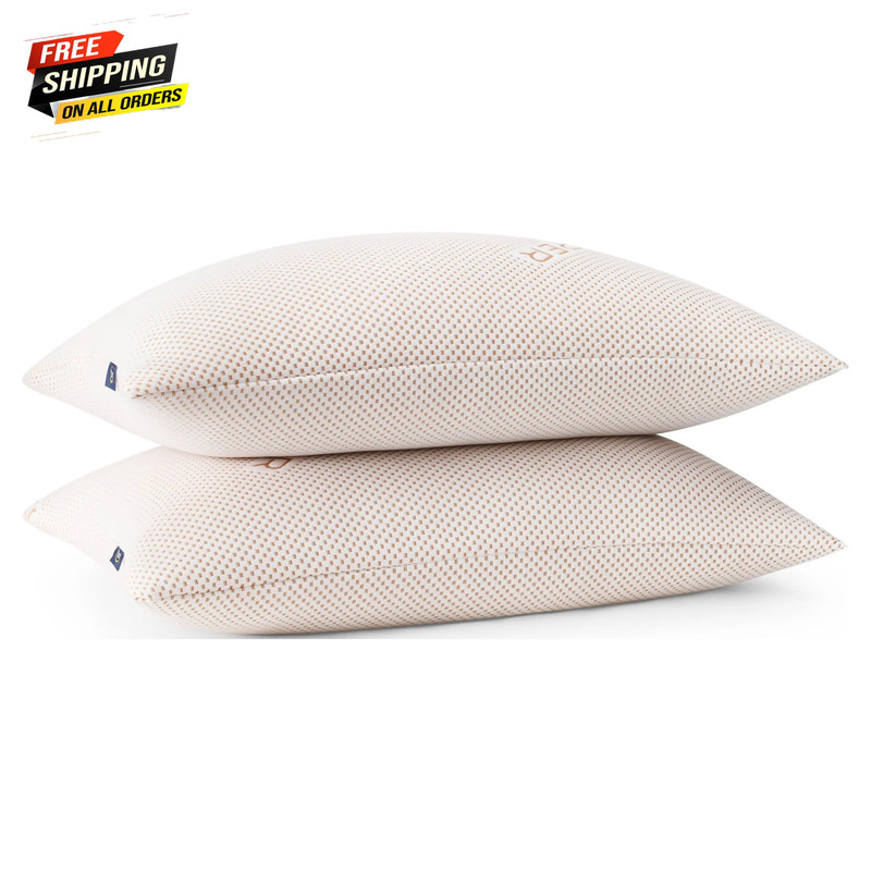 pedic Copperloft Standard/Queen Bed Pillow, 2 Pack, Hypoallergenic ✅ 👈 gallery