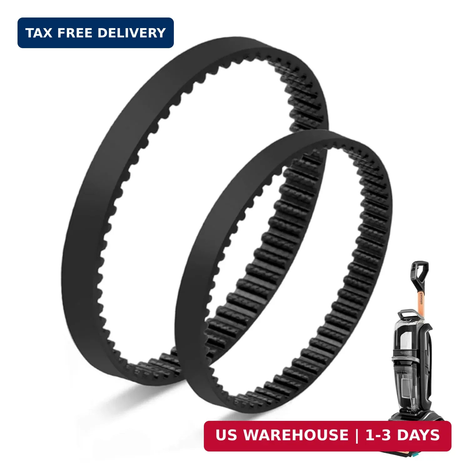 JEDELEOS Replacement Belt Set for Bissell 3432 3746 3428 34249 3513 Revolution H gallery