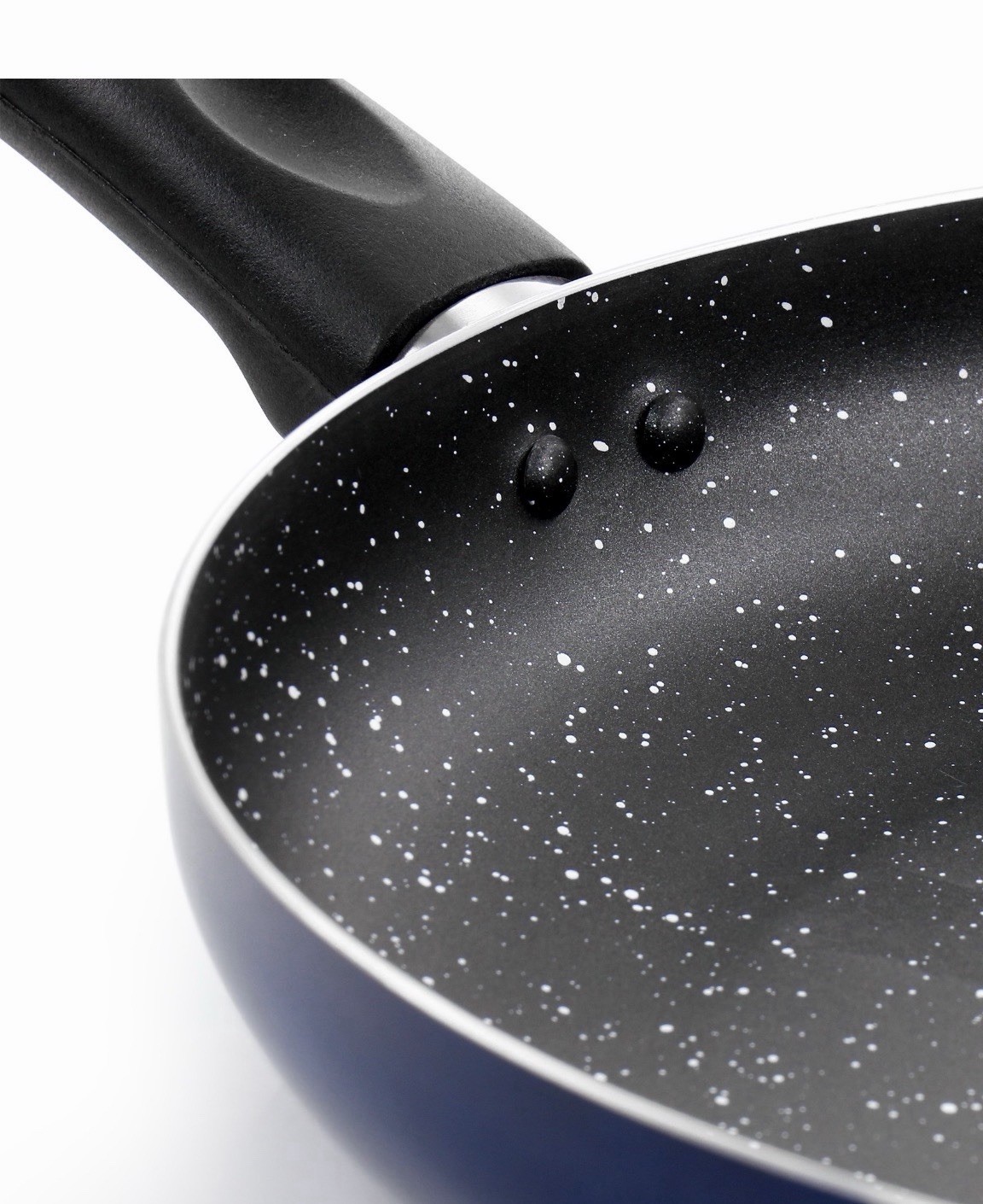 Frying Pan, Non-Stick with 100% APEO & PFOA-Free coating Blue 8 In gallery