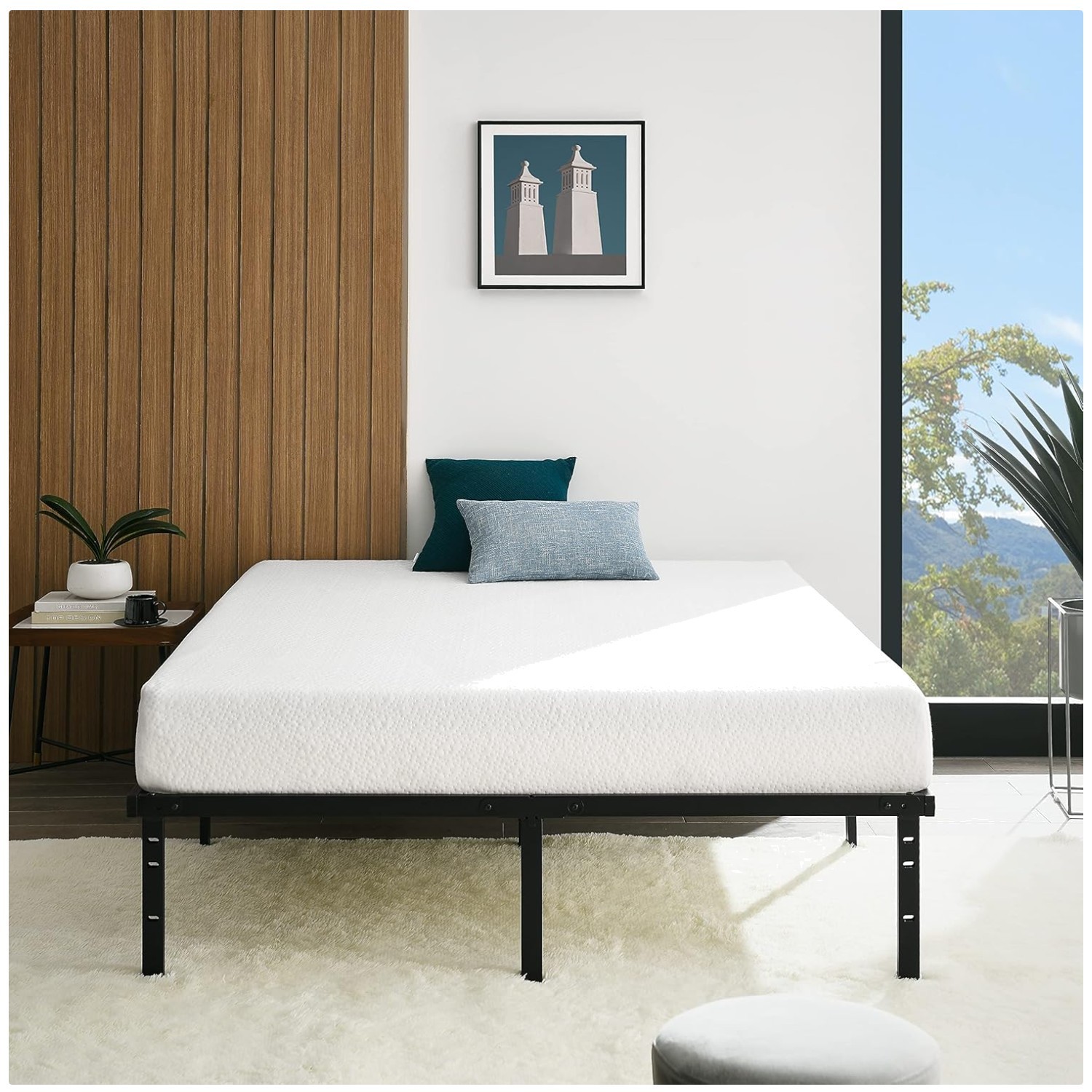 Heavy-Duty Full Size Bed Frame - 14 Inch, Noise-Free & Squeak Resistant gallery