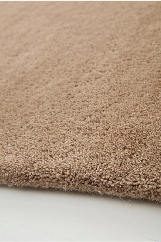 Brown Solid Color Hand Tufted Area Rug 8x10 ft for Living Room and Bedroom Carpe gallery