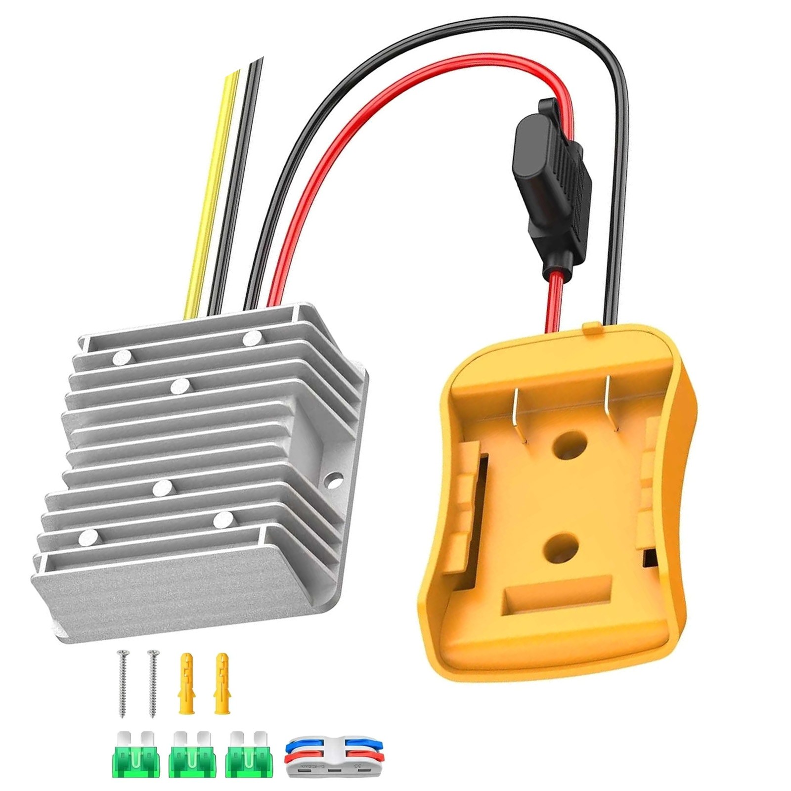 1pcs 20V~12V Step Down Converter for DeWalt 20V Power Wheels Battery Adapter DC gallery