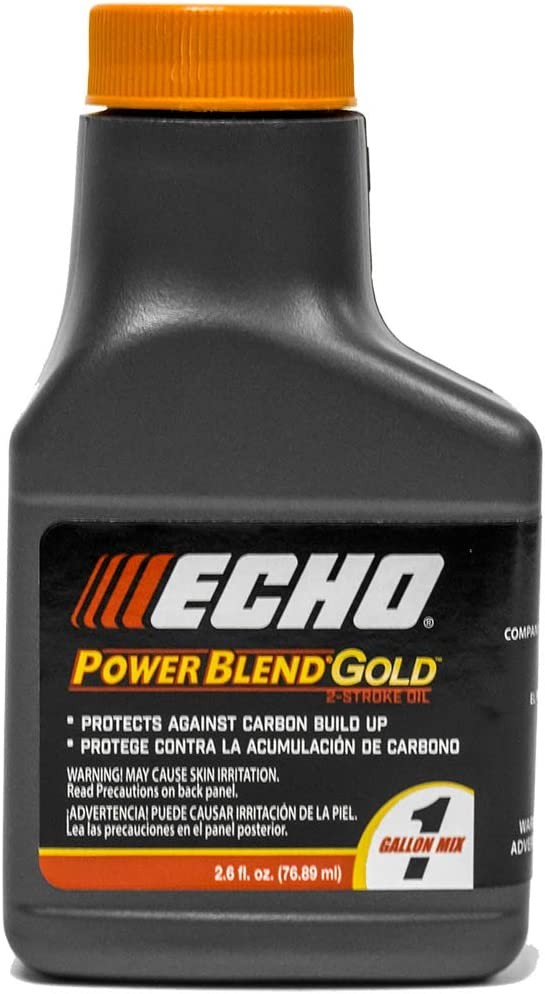 Echo PowerBlend Gold 2-Stroke Engine Oil 2.6 oz Bottle 50:1 Ratio Mix 6450001S gallery