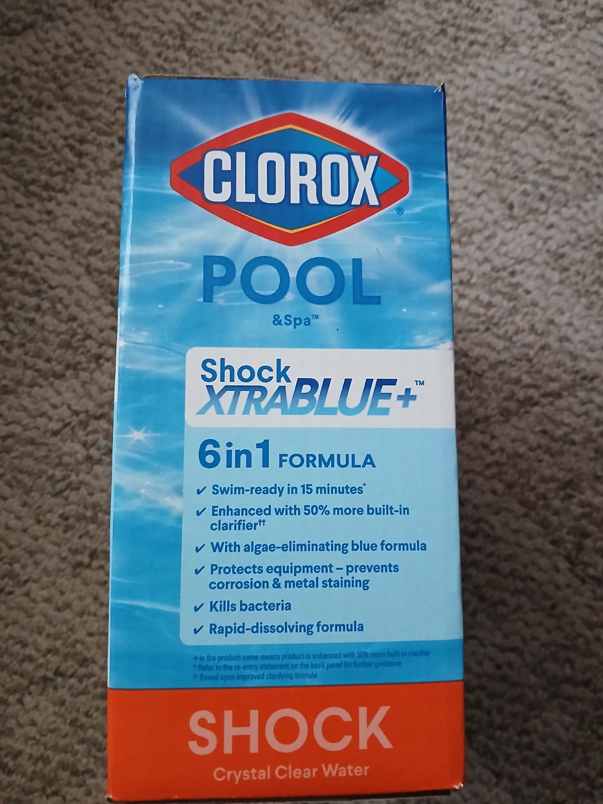 clorox pool shock clear 6-pack swim-ready 6 in 1 15 min vinyl pools gallery
