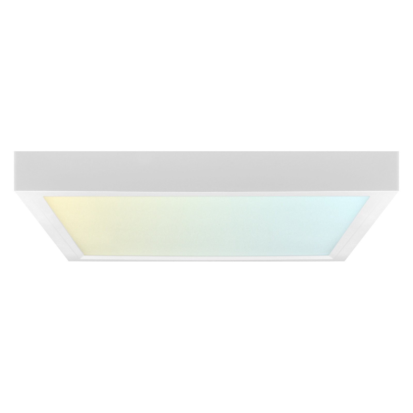 LUXRITE 5" LED Flush Mount Light, 5CCT, 820LM, 110°, 10W, Dimmable, Square Trim gallery