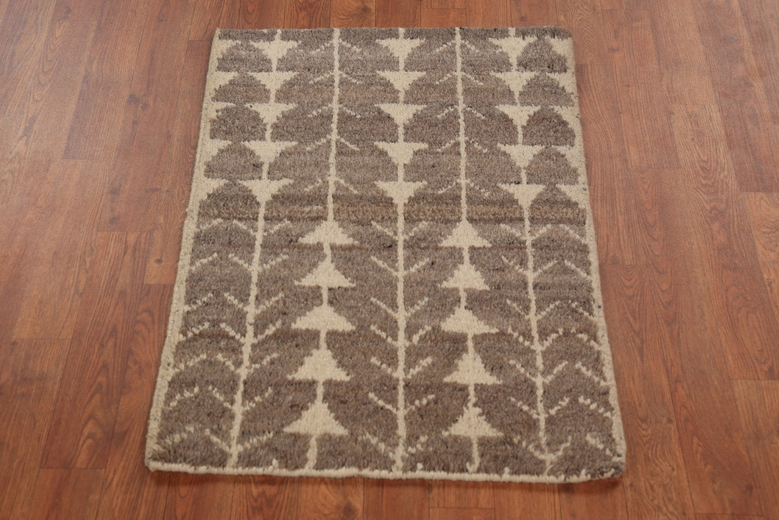 Brown Moroccan Oriental Small Rug 2x3 Wool Hand-knotted Accent Carpet for Foyer gallery