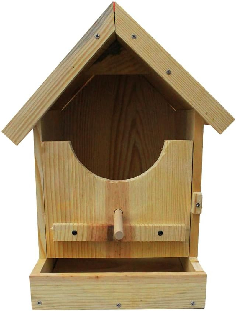 Handmade Cedar Owl House Kit Weatherproof Wooden Nest Box Outdoor gallery