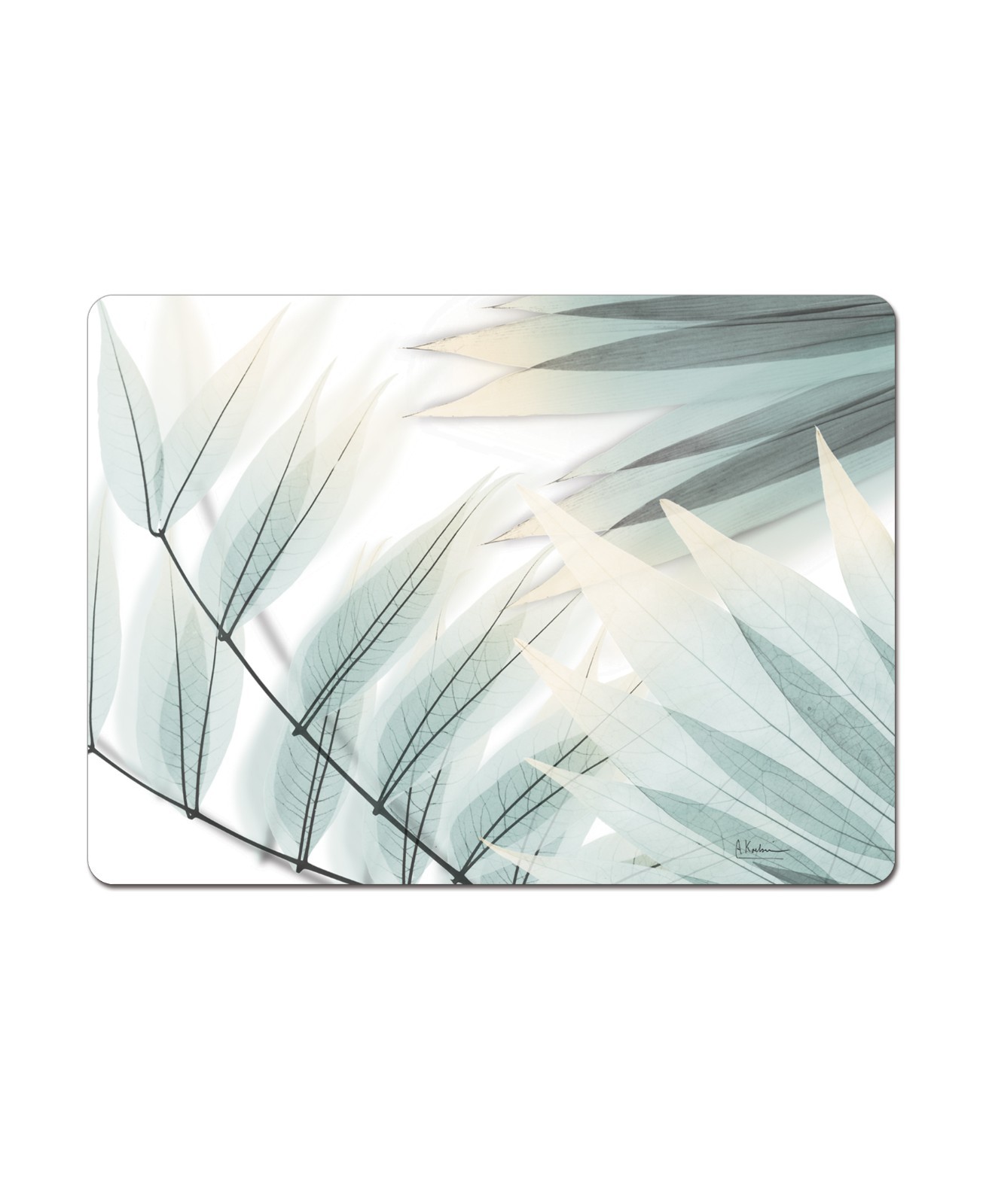 Hardboard Placemat, Tropical Foliage, Set of 2, Made in the USA gallery