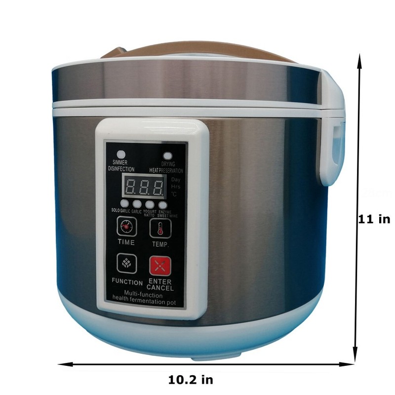 1 PC 5L Multi-Functional Fermentation Pot Black Garlic Yogurt Natto Fruit Wine gallery