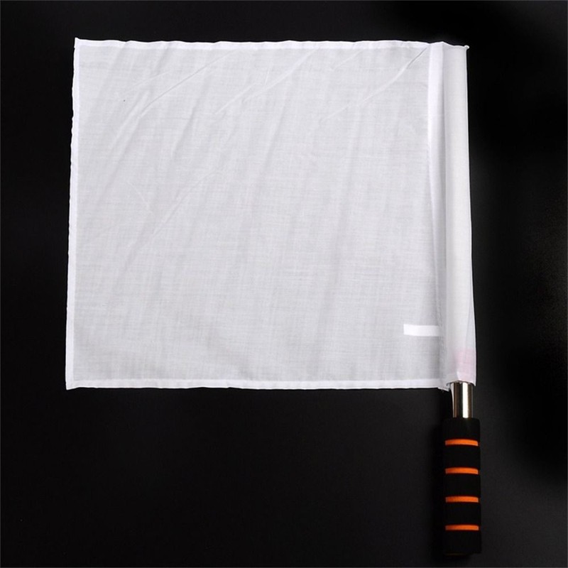 Multicoloured Color Soccer Referee Flag Fair Play Sports Match Linesman Flags gallery
