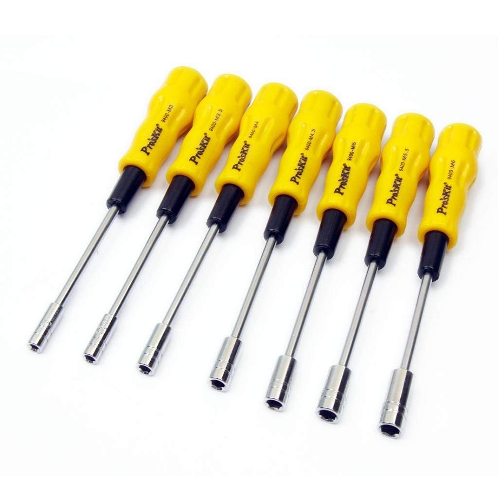 'sKit 1PK-9402 Hex Nut Driver Set, Yellow gallery