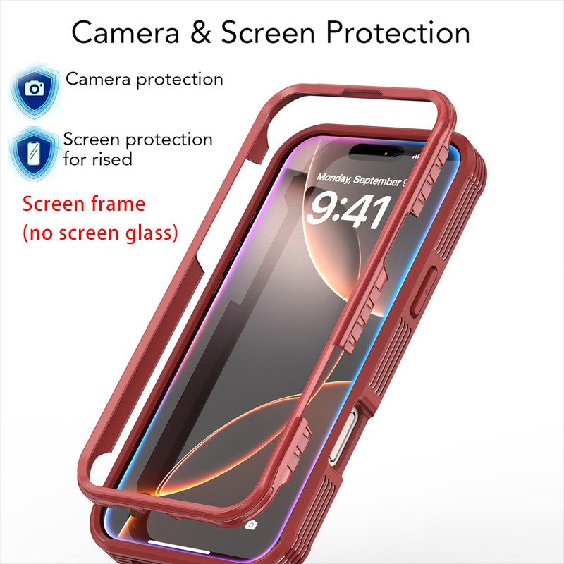 For iPhone 17 Pro Max 16 15 14 13 12 Heavy Duty Mag Safe Case Belt Clip Defender gallery