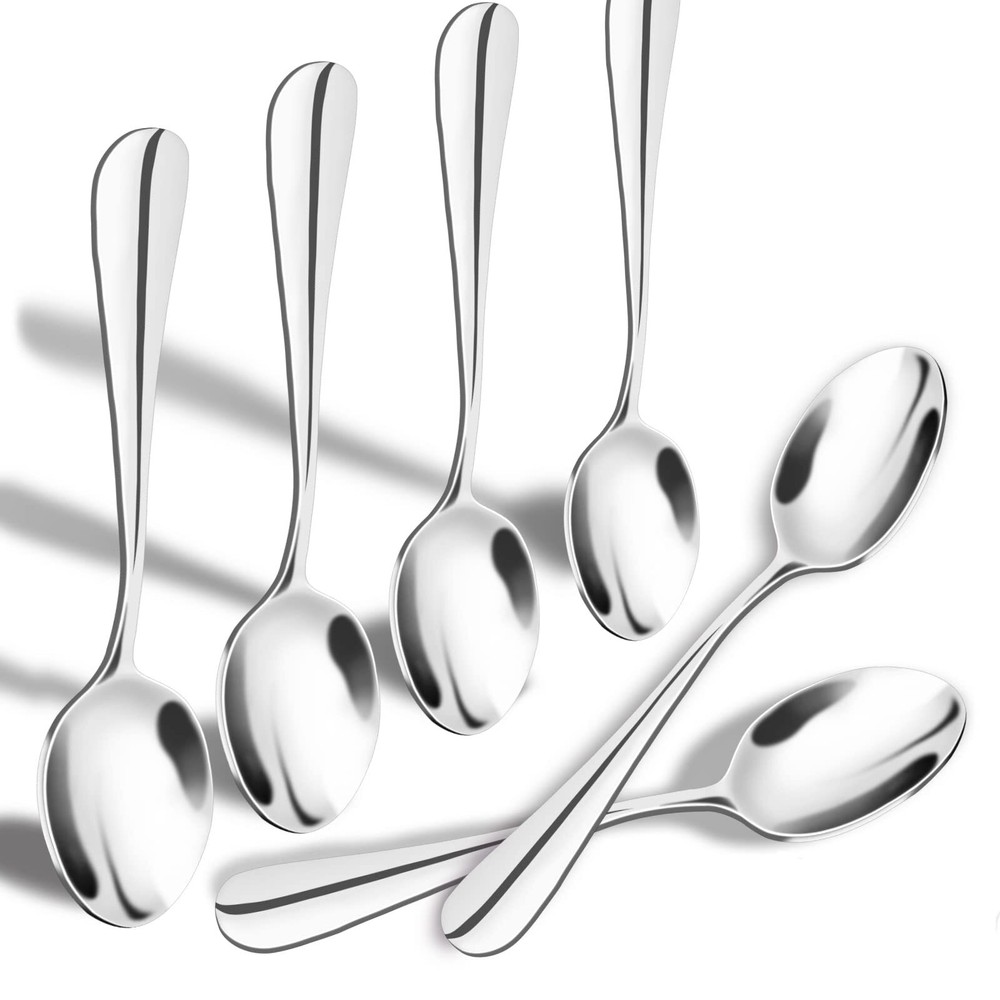 Demitasse Espresso Spoons Mini Coffee Spoon 18/10 Stainless Steel Small Spoons F