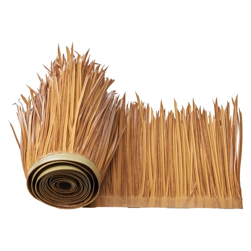 Artificial Thatch Grass Roofing 1.3x3.2 ft Mexican Style Tiki Bar Hut Skirt Roof gallery