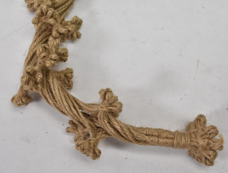 Handmade Macrame Jute Plant Hanger 29" L HUM01-03 Rope Outdoor Decor Unit gallery