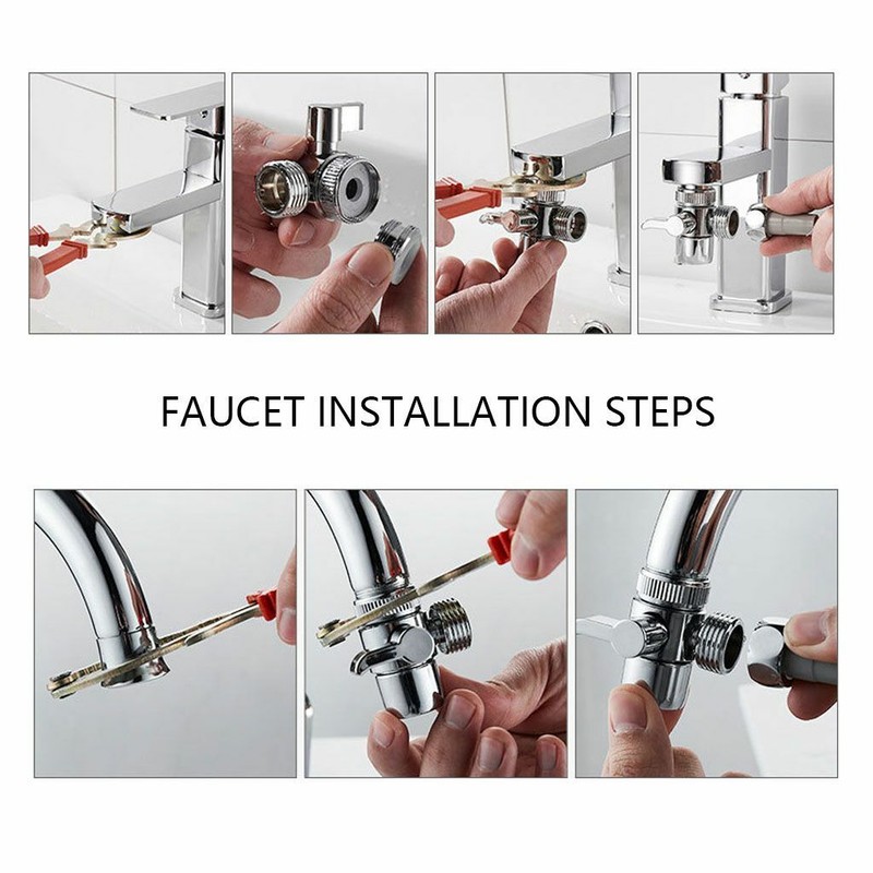 Faucet Diverter Valve Adapter Kitchen Sink To Garden M22 x M24 Hose Adapter gallery