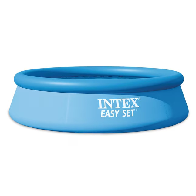 Intex 10-ft x 10-ft x 30-in Inflatable top ring Round Above-Ground Pool gallery