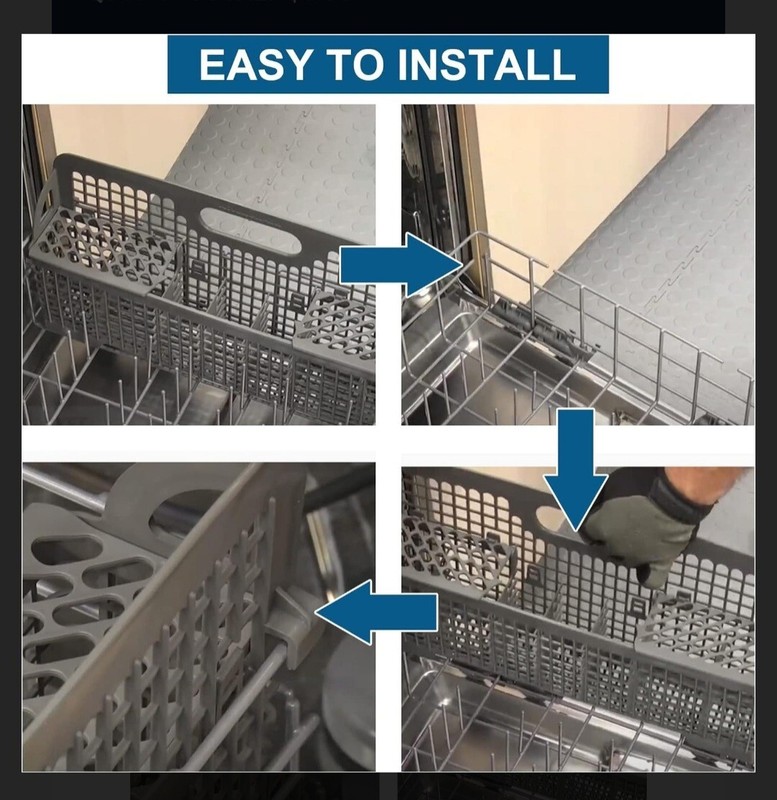 8562043 Dishwasher Silverware Basket Replace Whirlpool for WP8562043 8531233 gallery