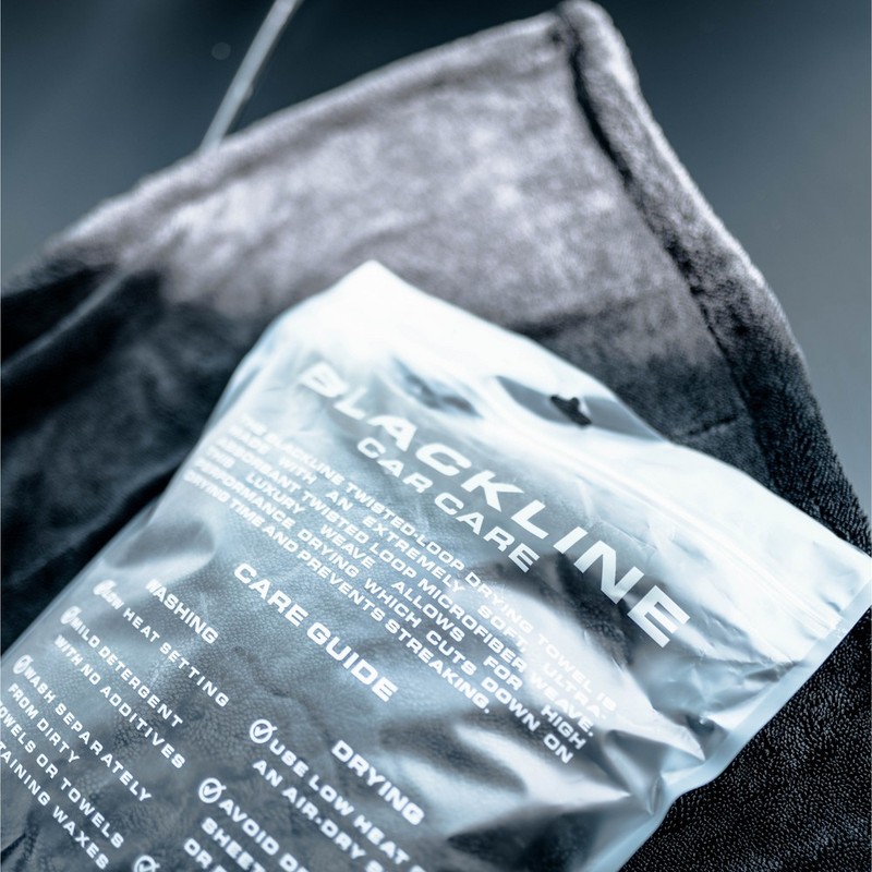 Blackline Car Drying Towel - 2ft x 3ft XL Popular Pick Among Detailing Pros - gallery