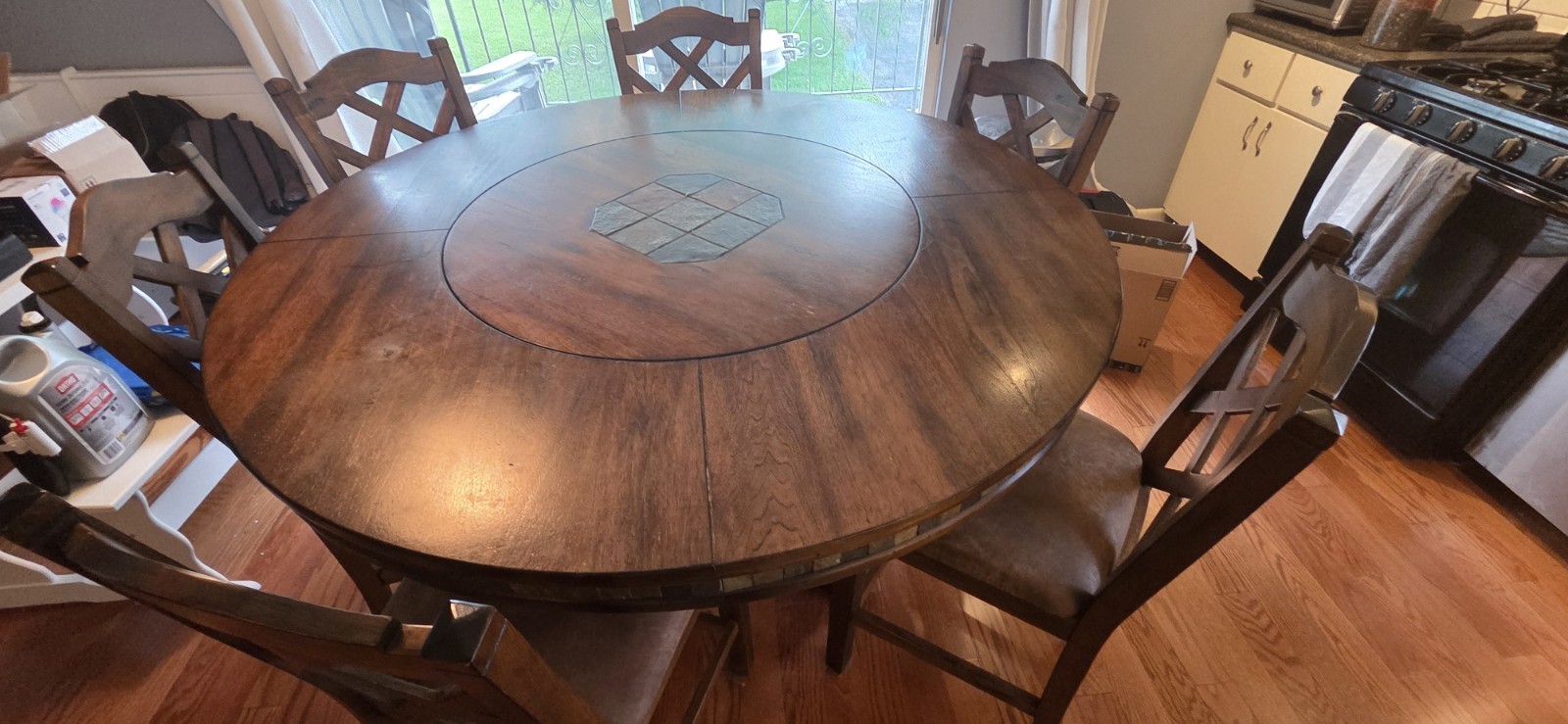 5 Ft Diameter Wooden Table gallery