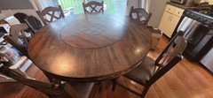 5 Ft Diameter Wooden Table