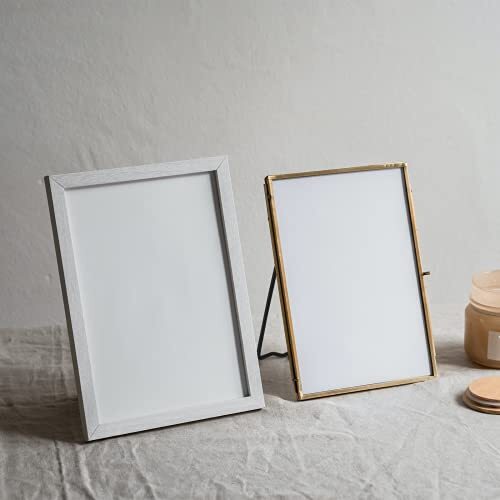Jersvimc 4Pcs Black Frame Easel Back Stand, Iron Picture Holder Stand Metal gallery