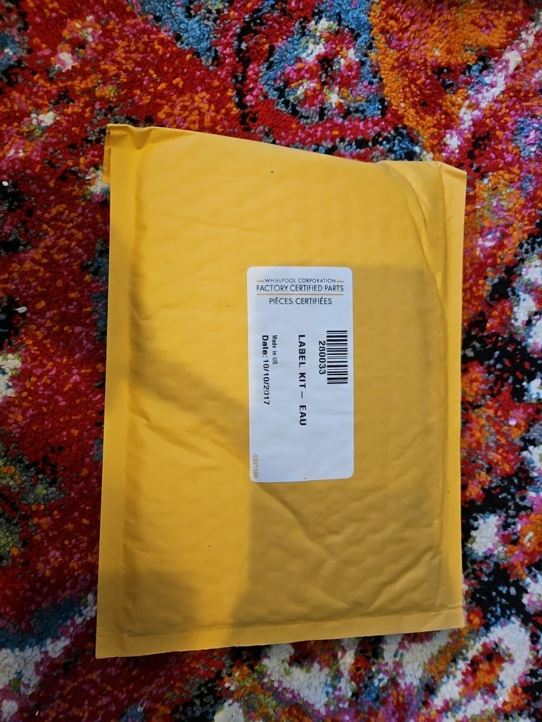 ☆Many Part #s See Specifics☆ 280033 GENUINE OEM WHIRLPOOL label kit -B53 gallery