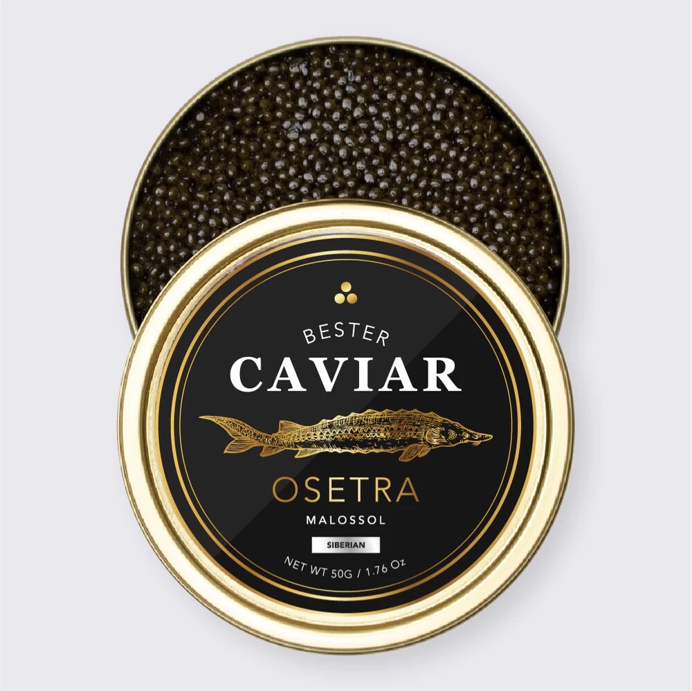 Bester’s Premium Osetra Caviar 1.75 OZ/ 50G gallery