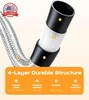 DPB 5FT Braided Propane Hose Adapter, 0~20 PSI Adjustable Propane Tank Regulator gallery