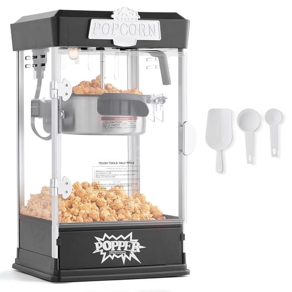 Popcorn Maker, 480W Popcorn Popper Machine, 4 Oz Kettle Makes 1.5 Gallon per Bat gallery
