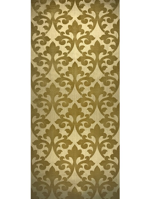 Flocking Embossed Wallpaper roll Gold Metallic flocked Textured Velour damask 3D gallery