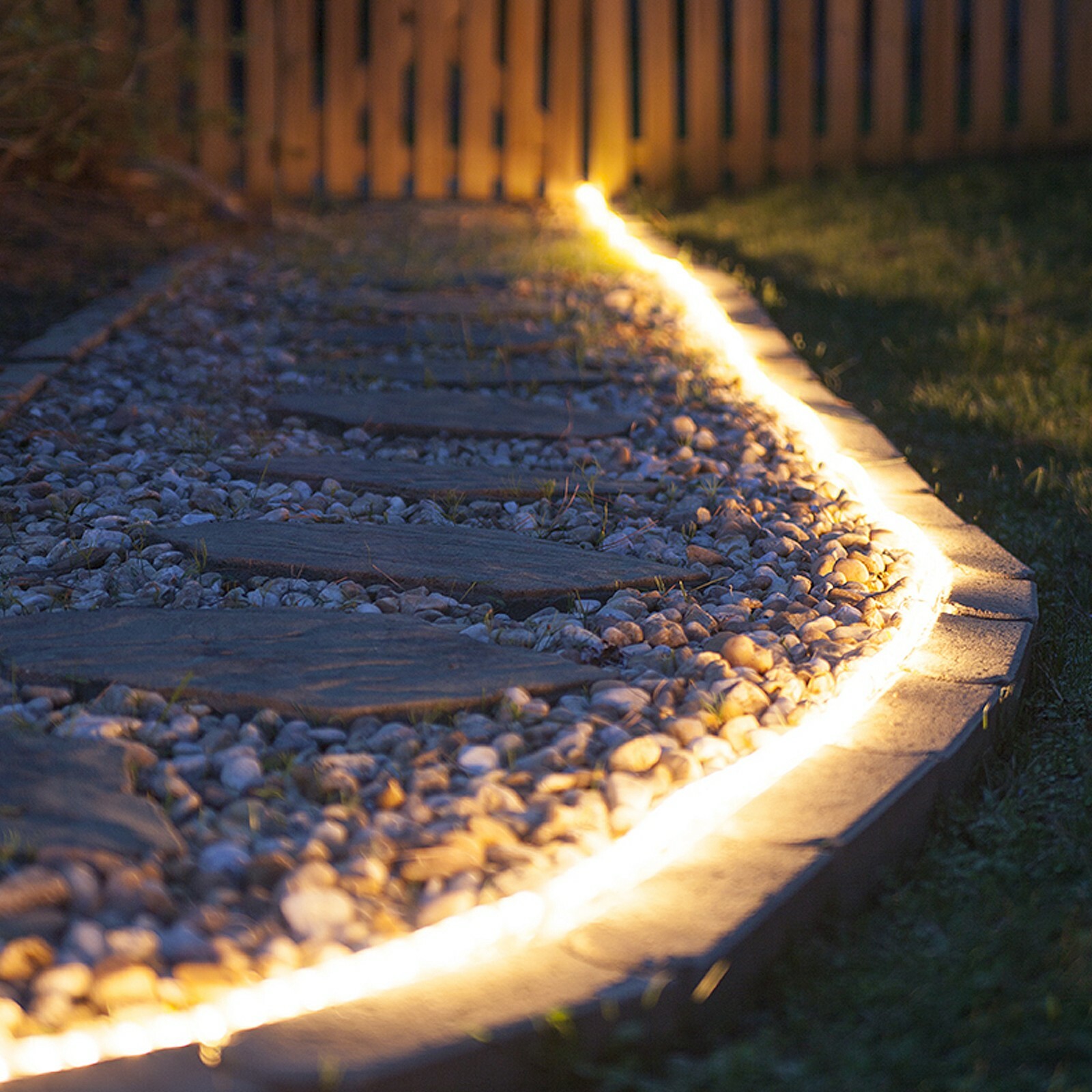 18 ft Heavy Duty LED Rope Light Kits Connectable Indoor Outdoor Tube Lights gallery