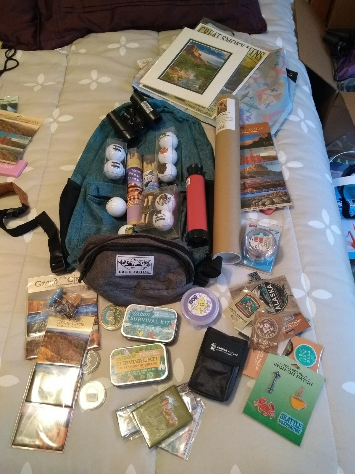Adventure Backpack Bundle: Backpack Filled with Merchandise 5