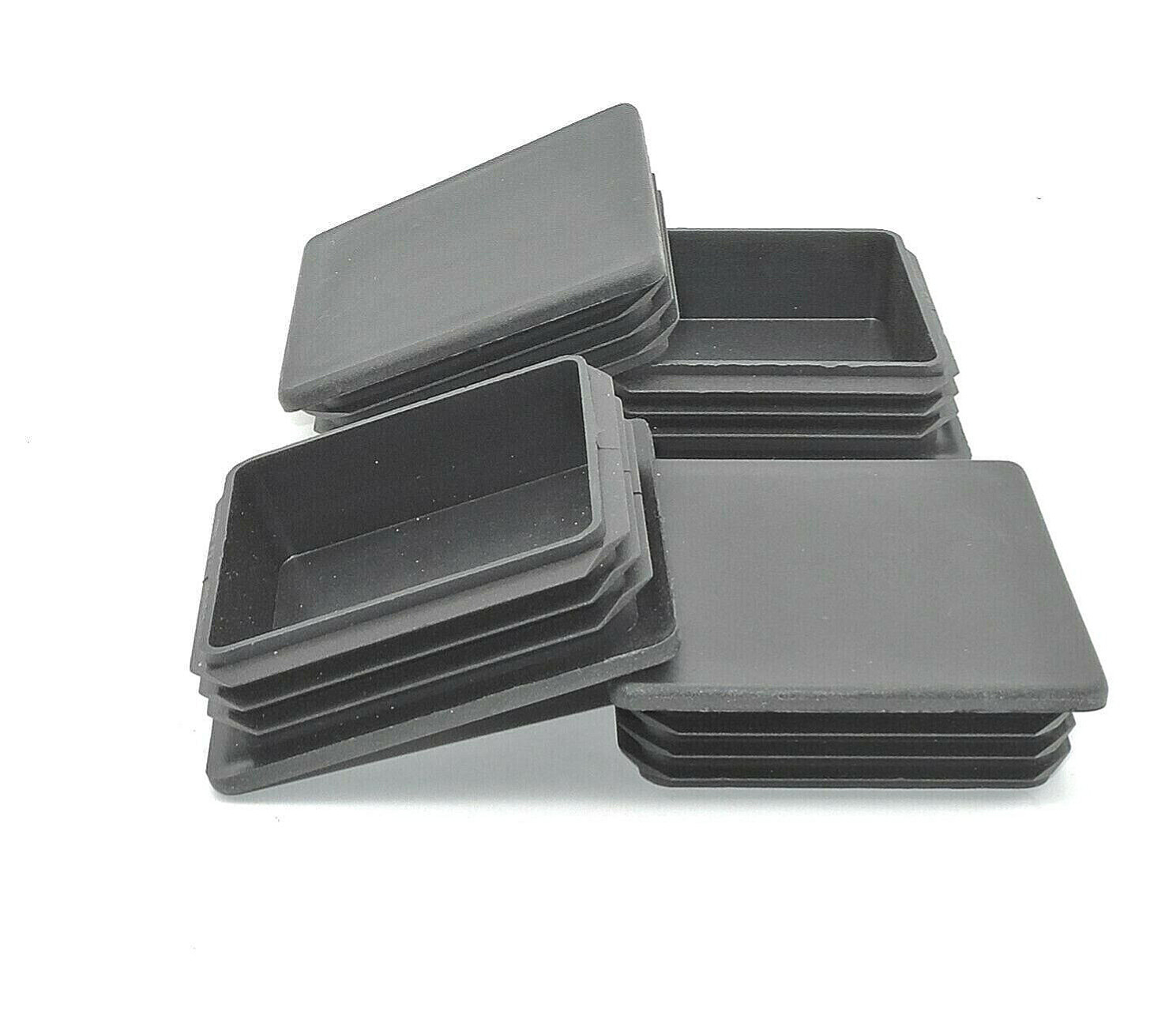 3" x 3" Square Tubing Plug Fits 3" OD Tubing Cap Various Package Sizes gallery
