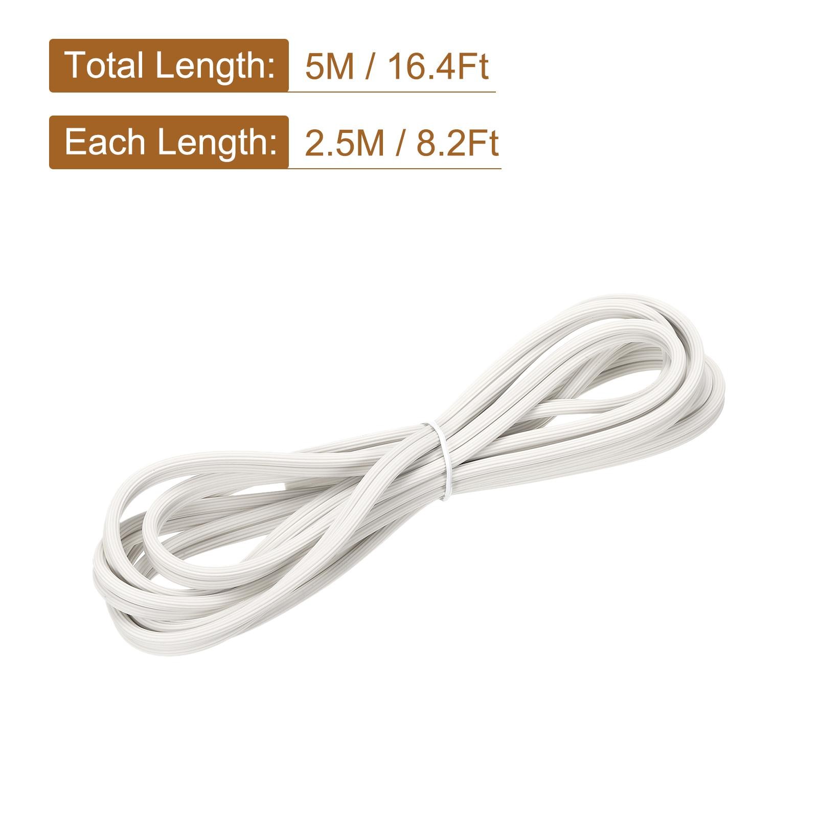Screen Spline, 5M/16.4Ft Silicone Window Sealing Strip, 4.5mm OD White gallery