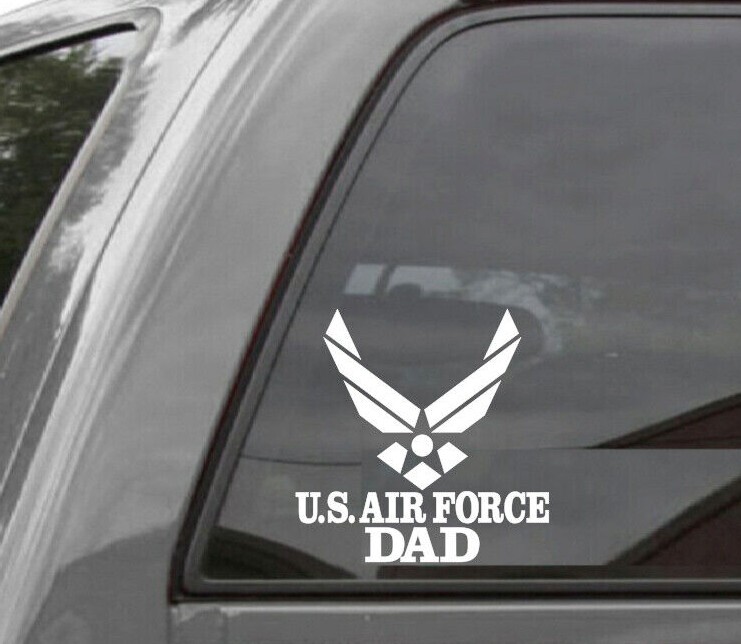 UNITED STATES AIR FORCE DAD Vinyl Window Decal gallery