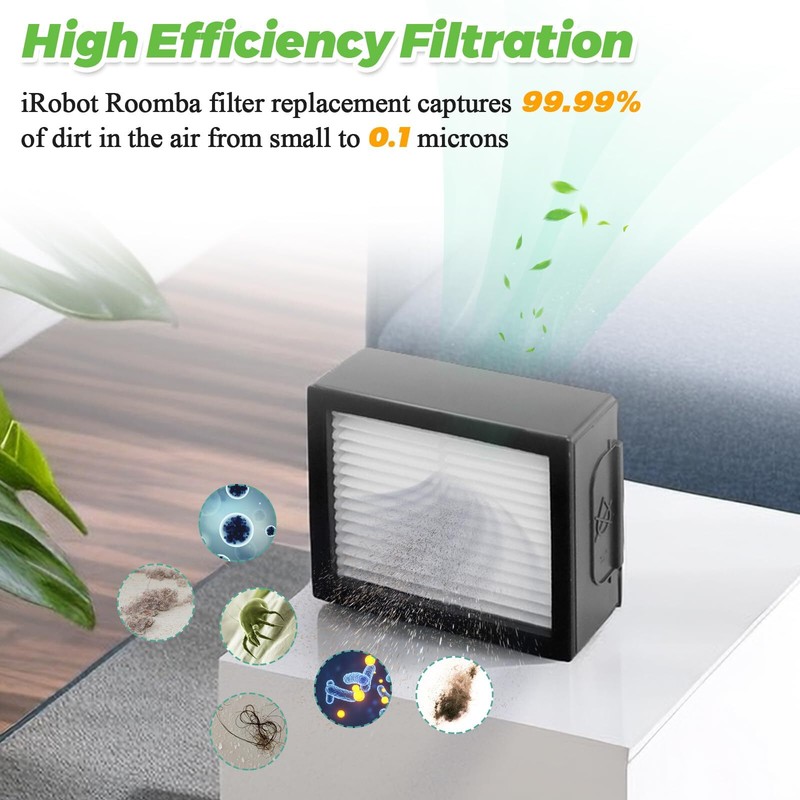 High Efficiency Filter for Roomba E I & J Series Combo i5 j5 and i1 i3 i3plus... gallery
