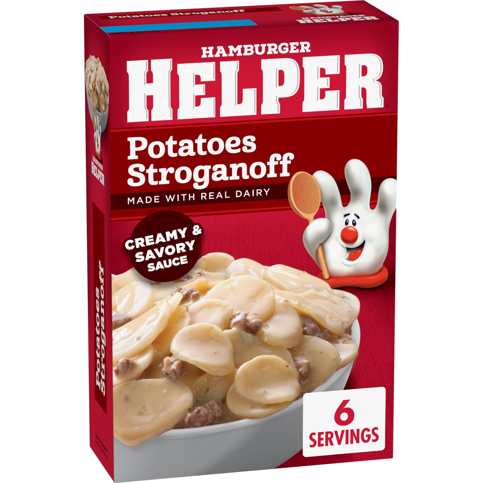 12 Pack Hamburger Helper Potatoes Stroganoff Family Meal Easy Cook 5 Ounce gallery