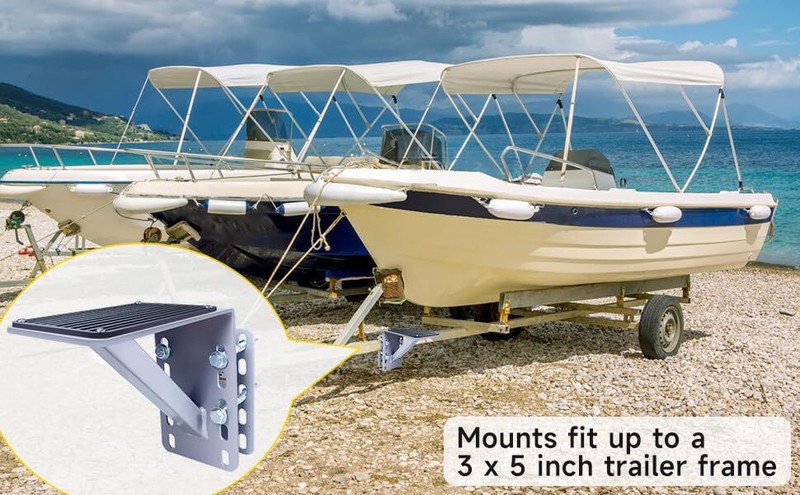 High Quality Boat Trailer Step Rubber Pad Non-slip Easy to Install Heavy Duty gallery