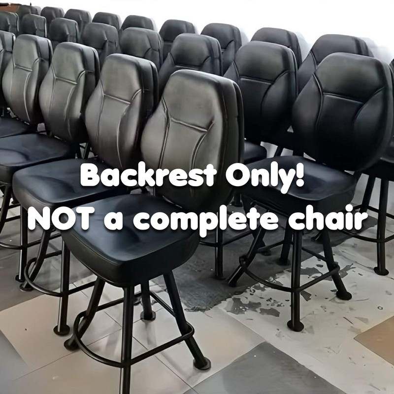 BACKREST (2 PACK) For Stool or Chair Backrest Piece ONLY (not a chair) Black K33 gallery