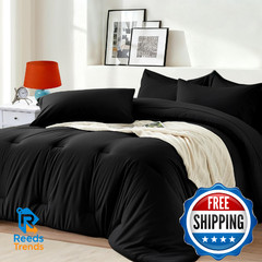 Easthome Full Comforter Set 7 Pieces – Ultra-Soft Bed in a Bag Full Size, Cozy L