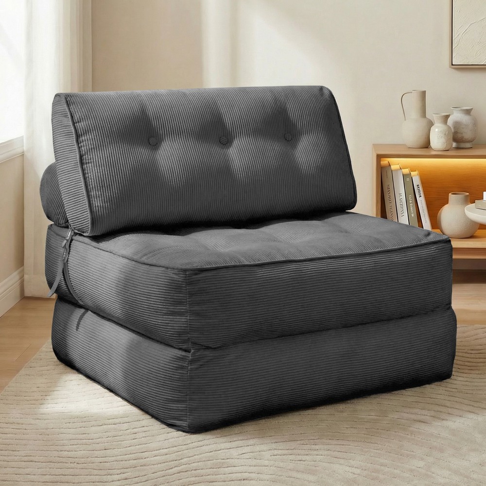 Single Folding Sofa Bed, Convertible Sleeper Chair Bed Couches Compressed Sofa