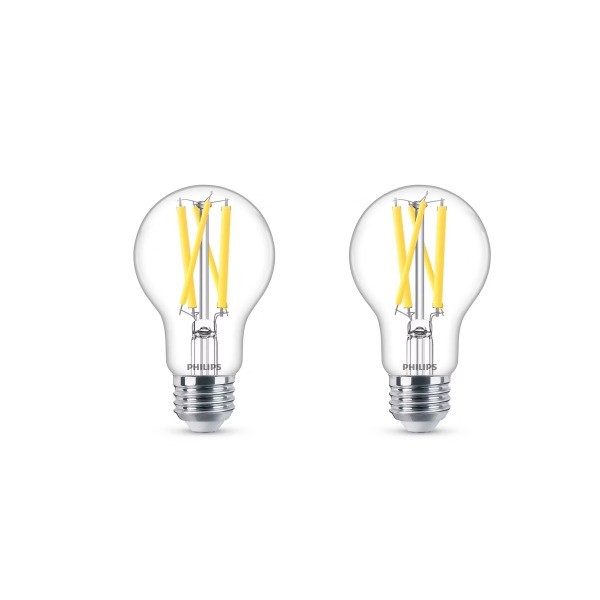 UltraDef LED 100W Clear Daylight A19 2P: Dimmable, 1500 Lumens, 5000K gallery