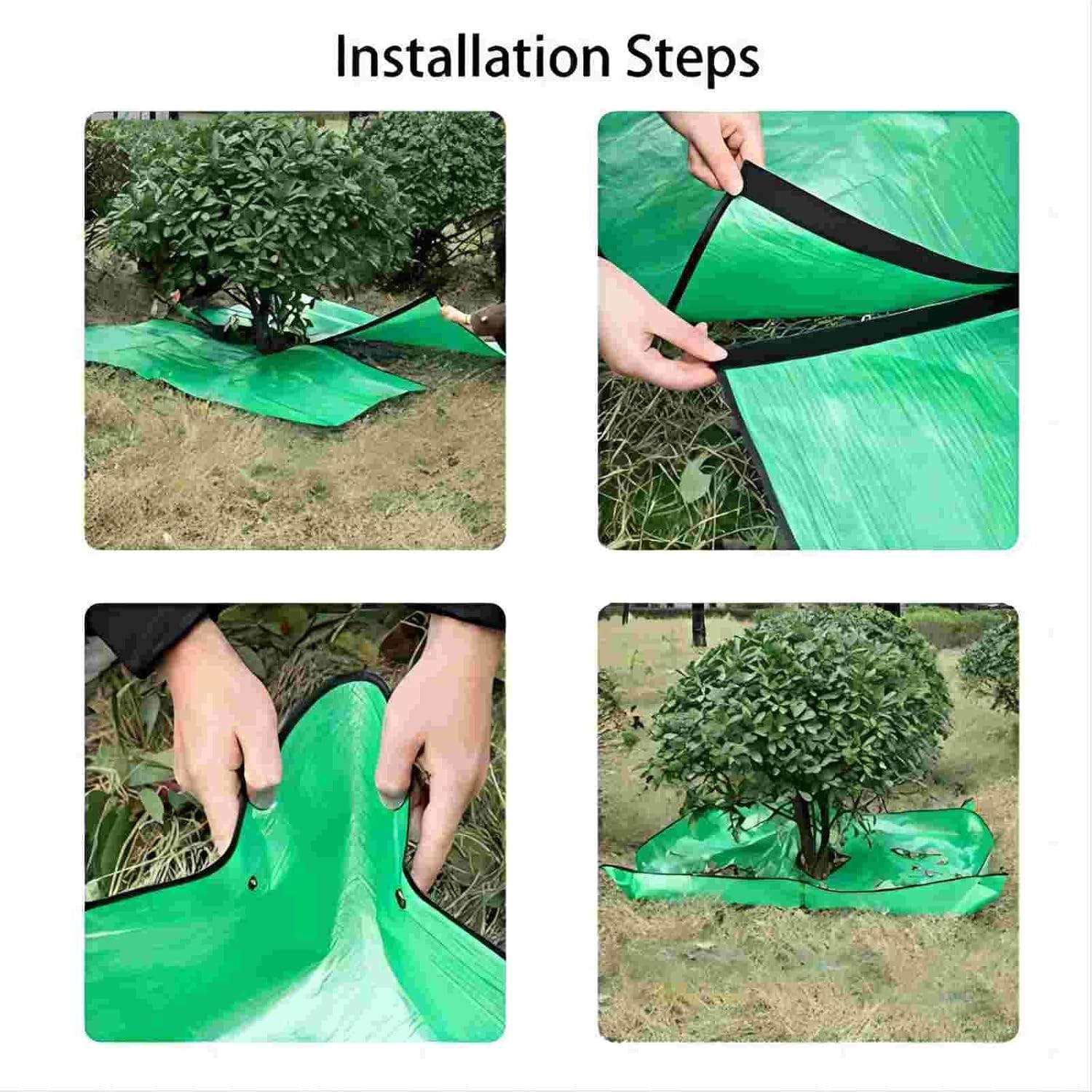 Landscape Tarp for Trimming, Waterproof Garden Tree Pruning Tarp Bush Trimmin... gallery