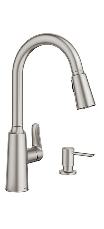 Edwyn Series Pull-Down Kitchen Faucet, 1.5 gpm, 1-Faucet Handle, 1, 4-Faucet Hol gallery