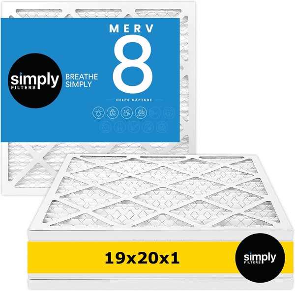 Simply Filters 19x20x1 MERV 8, MPR 600, AC Furnace HVAC Air Filter gallery