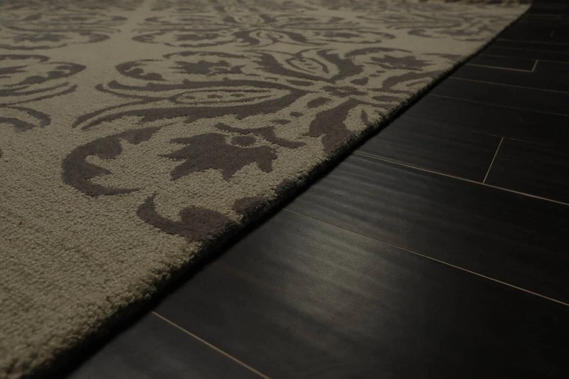 8' x 10' Handmade Wool Loop & Cut Pile Transitional Oriental Area rug 8x10 Beige gallery