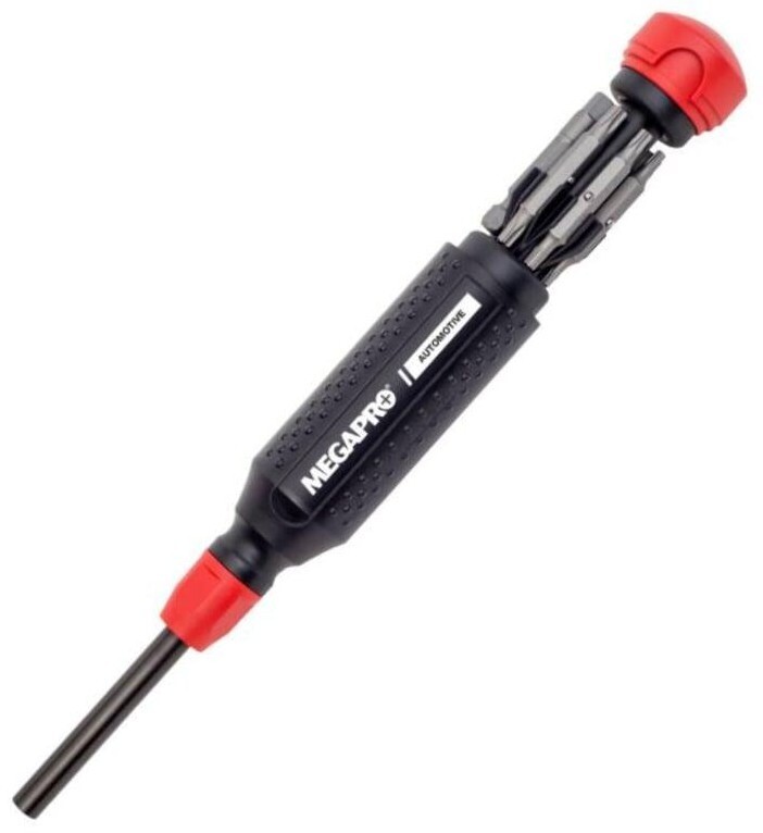 Megapro Automotive Multi Bit Screwdriver Phillips Flat Torx Valve Tool 1/4 Drive gallery