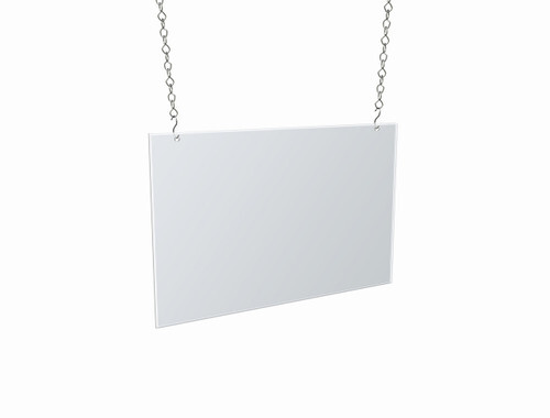 Azar Displays Clear Acrylic Hanging Ceiling Poster Frame 17" Wide X 11" High... gallery