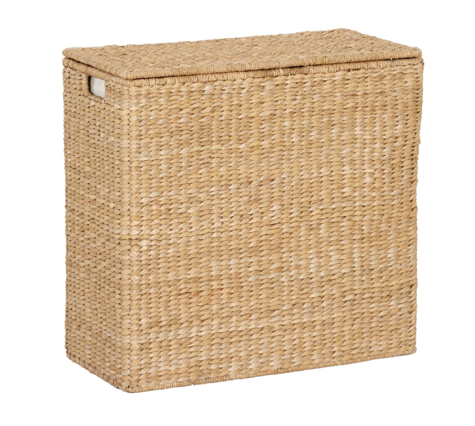 Pottery Barn - Seagrass Handcrafted Divided Hamper - Hot Deals gallery